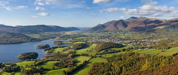 "Keswick Panorama - Oct 2009" by Diliff - Own work. Licensed under CC BY-SA 3.0 via Wikimedia Commons 