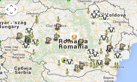Screenshot of Interactive Land Grab Map