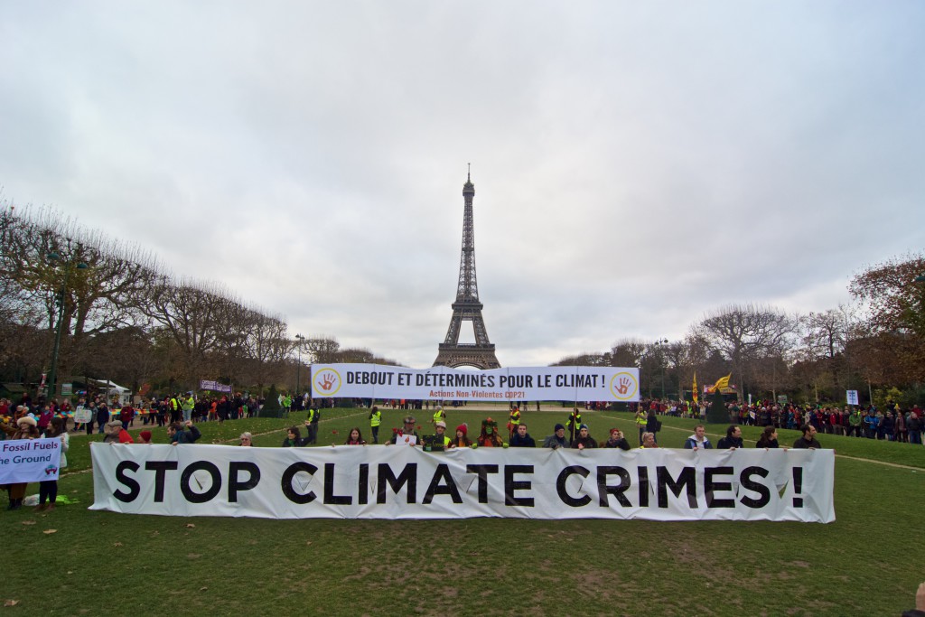 Stop Climate Chaos trip to Paris (c) Eoin Campbell