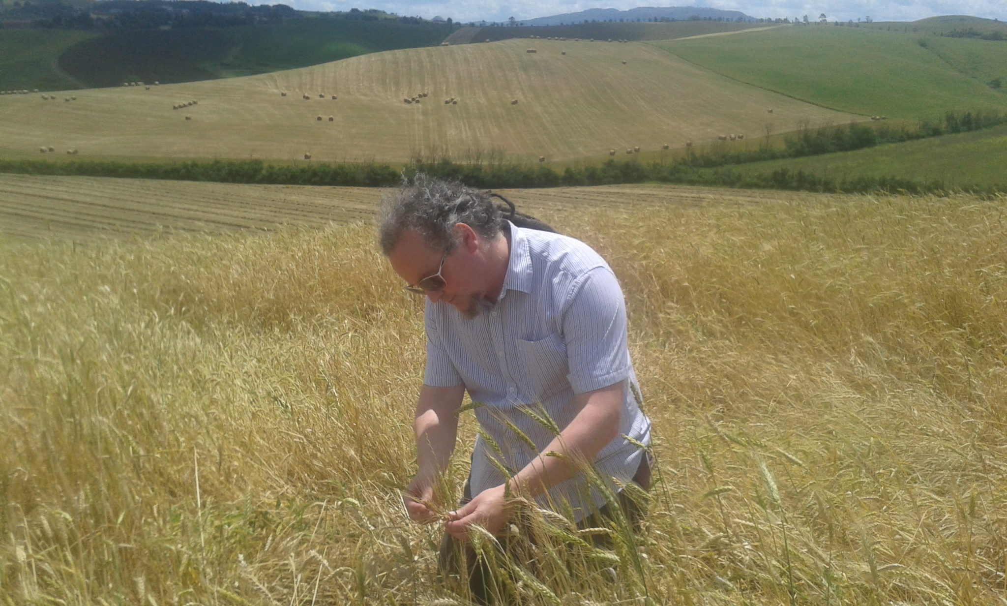 Oliver Moore of ARC2020 on Floriddia farm Italy