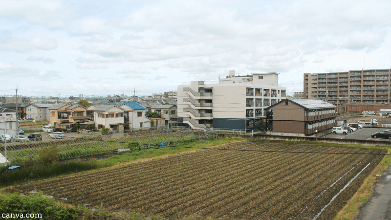 Rural town in Nara, Japan