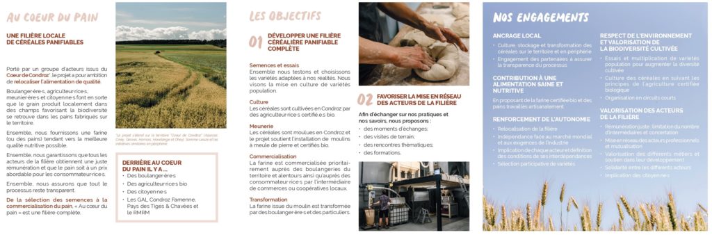 The very new leaflet about Au Coeur du Pain